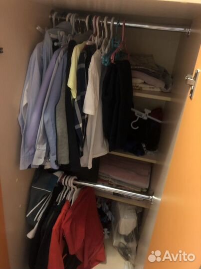 Детская кровать чердак со столом и шкафом