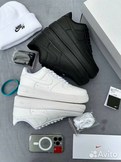 Кроссовки Nike Air Force 1 low white gum