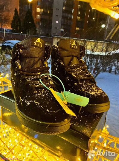 Кроссовки Nike Air Jordan тёплые (Арт.70883)