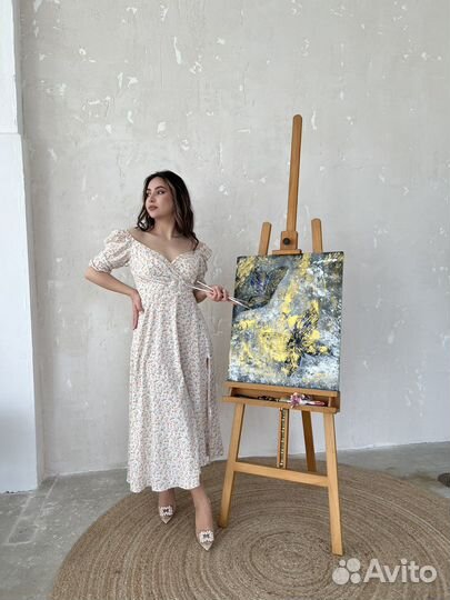 Картина акрилом на холсте, бабочки