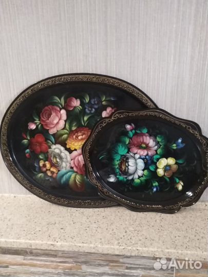 Подносы Жостово 1980г