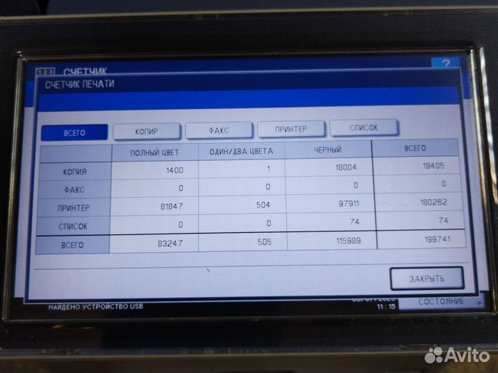 Цветное мфу А3 Toshiba e-studio2050