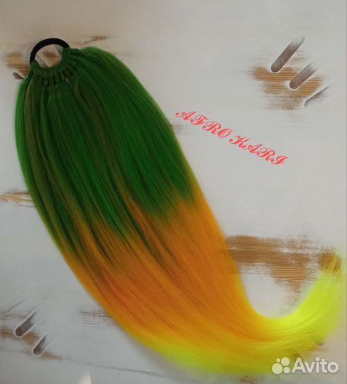 Афрохвост на резинке