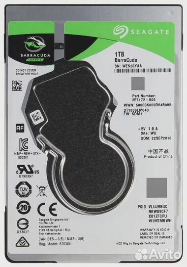 Жёсткий диск (HDD) Seagate ST1000LM048