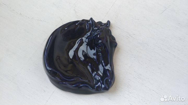 Пепельница старинная Лошадь фарфор Лансере