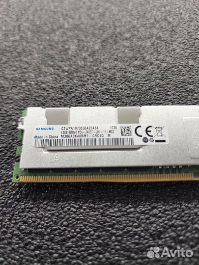 Samsung 2400Мгц 64Гб ecc DDR4 lrdimm