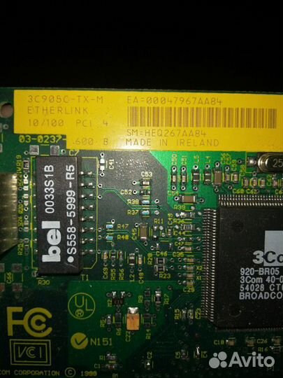 Сетевая карта 3c905c-tx-m