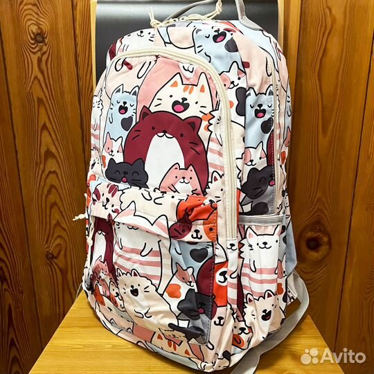 Рюкзак Коты розовый