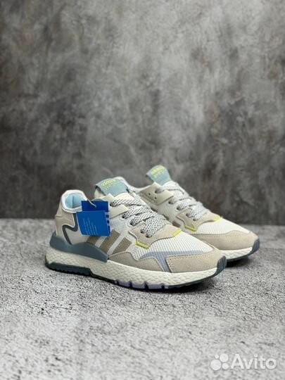 Элитные бежевые Adidas Nite Jogger Lux