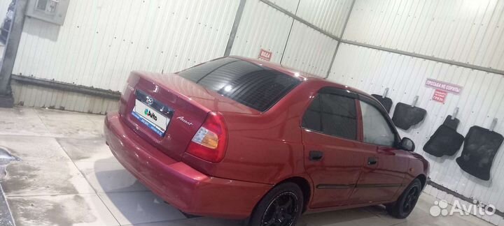 Hyundai Accent 1.6 AT, 2004, 357 411 км