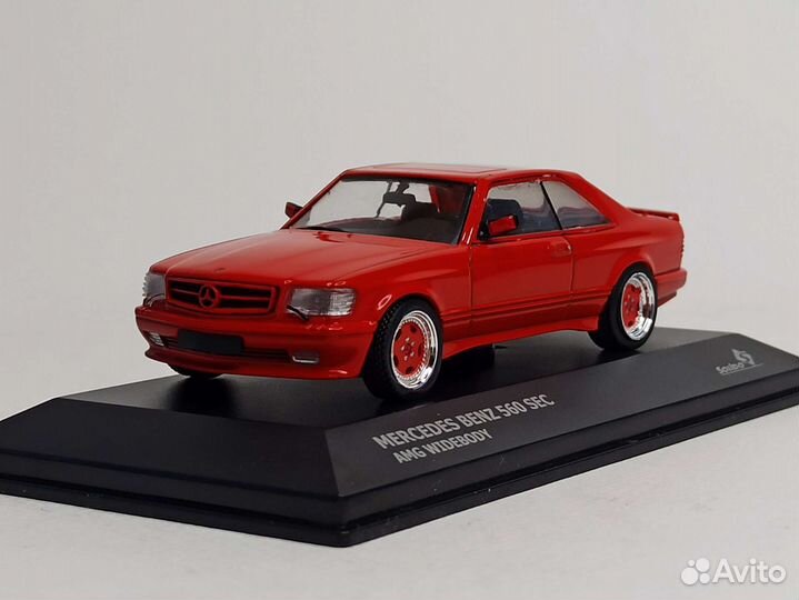 Mercedes 560 Sec Amg W126 Widebody 1:43 Solido