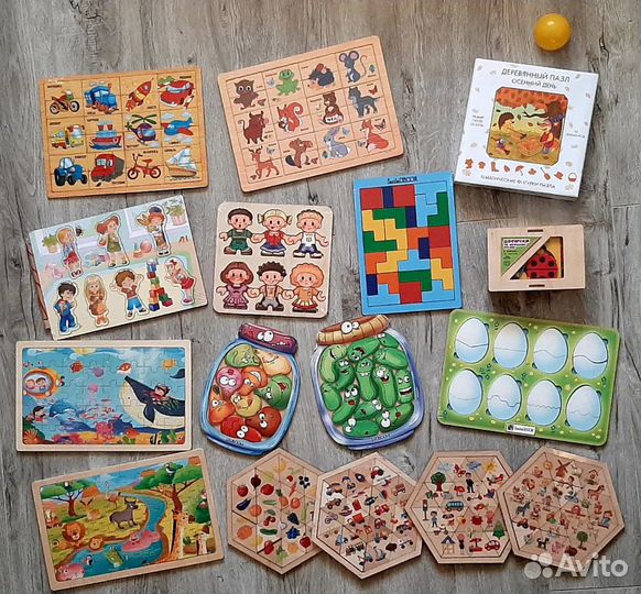Пазлы деревянные для детей