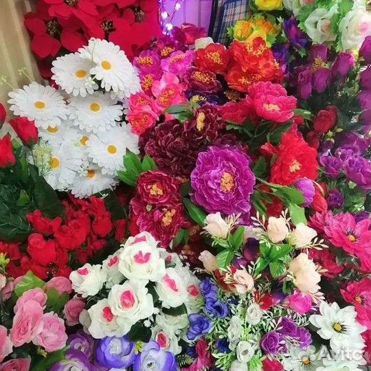 Искусственные цветы розы букеты