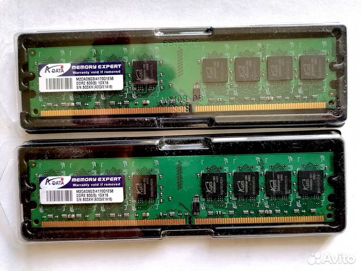 Оперативная память для компьютера 1Гб, 2Гб