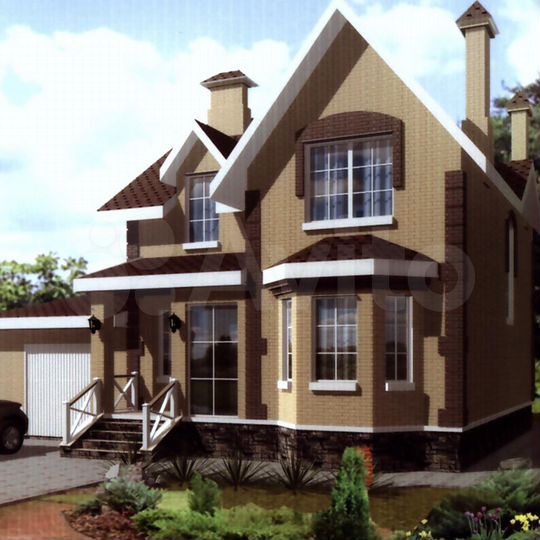 Коттедж 136 м² на участке 16,7 сот.