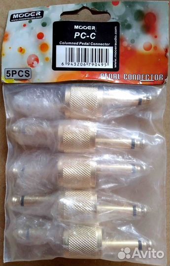 Переходник Mooer для гитарных педалей, Jack-Jack