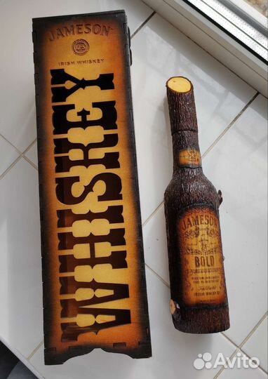 Бутылка для хранения, ручная работа из дерева