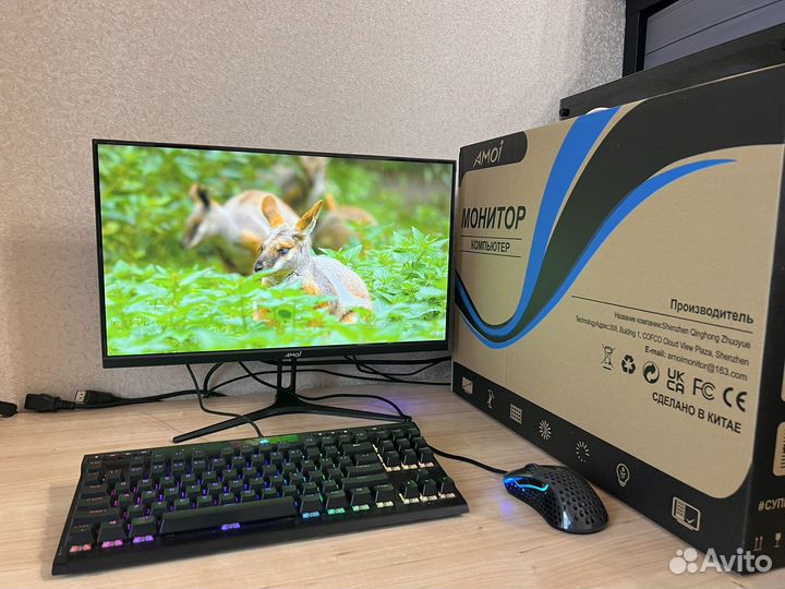 Монитор для компьютера 22 дюйма 75 Гц hdmi