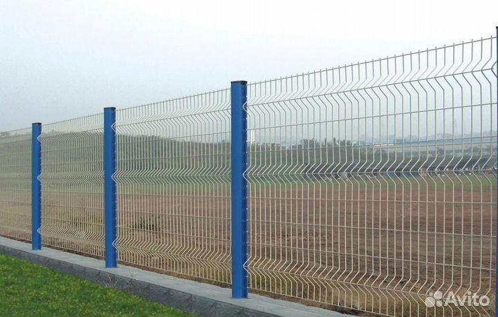 Забор из 3D сетки 40 метров