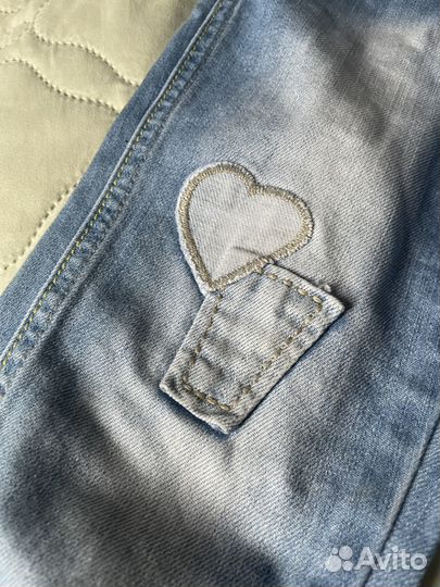 Джинсы для девочки 104 mothercare