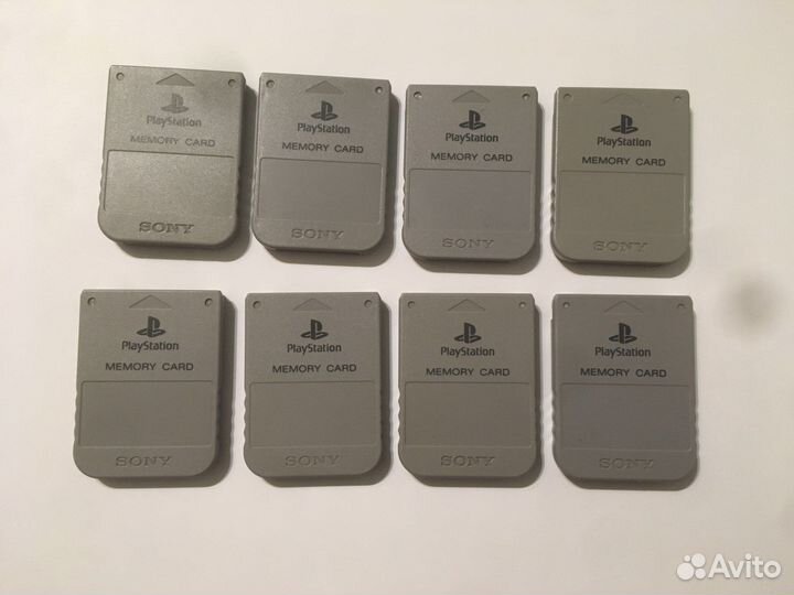 Sony playstation 1 и PS2 карты памяти