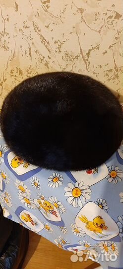 Берет норковый новый