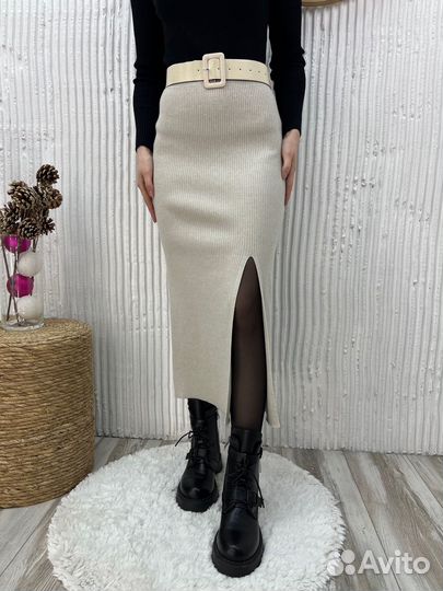 Юбка теплая