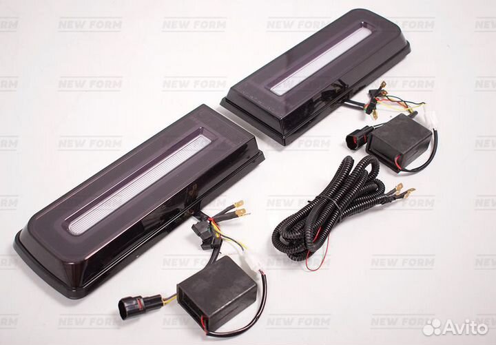 Фонари черные Мерседес Гелендваген