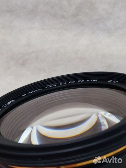 Объектив sigma 17 50 2.8 nikon f рабочий