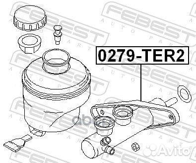 Цилиндр тормозной главный 0279TER2 Febest