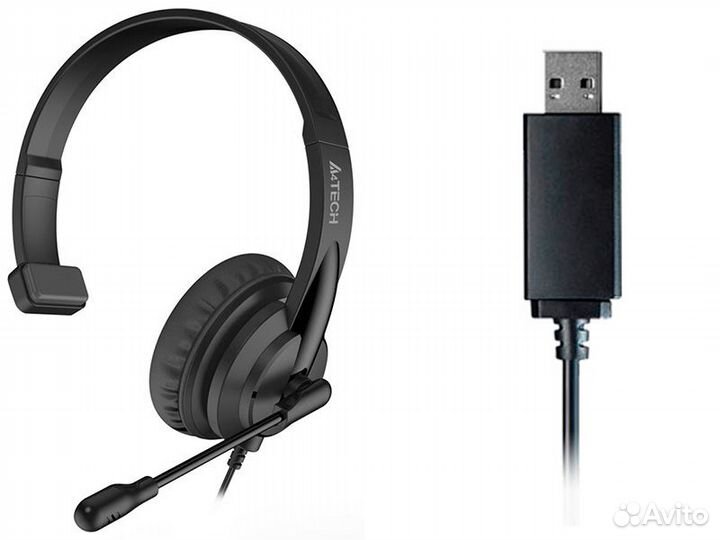 Гарнитура наушник с микрофоном. USB