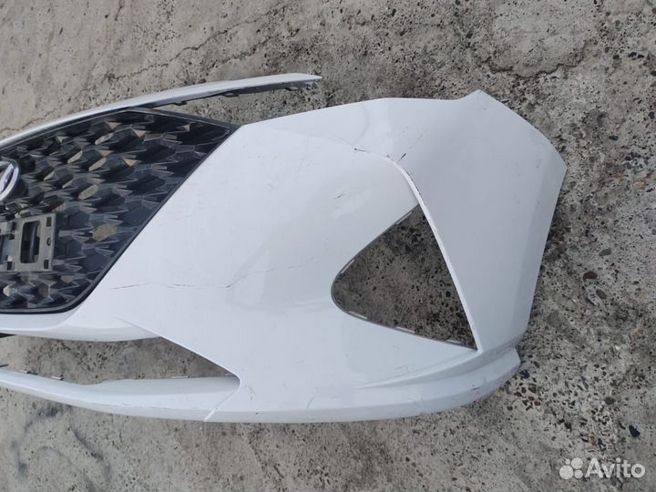 Передний бампер Hyundai Solaris 2 рестайлинг