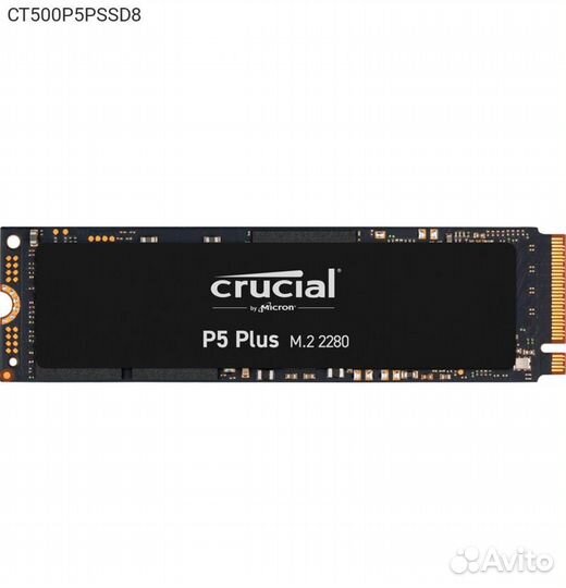 Диск SSD Crucial P5 Plus M.2 2280 500GB PCIe NVMe