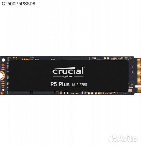 Диск SSD Crucial P5 Plus M.2 2280 500GB PCIe NVMe