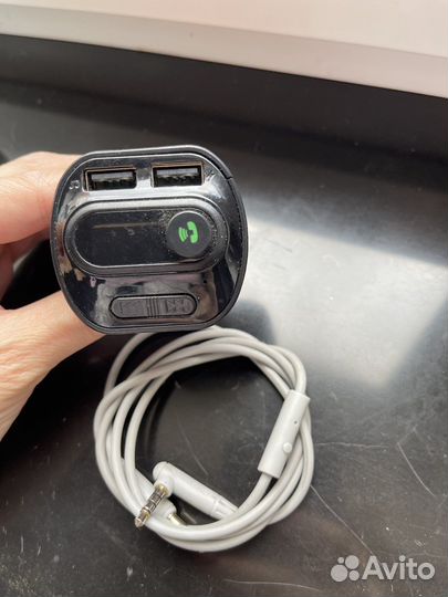 Hands free беспроводная для авто + aux