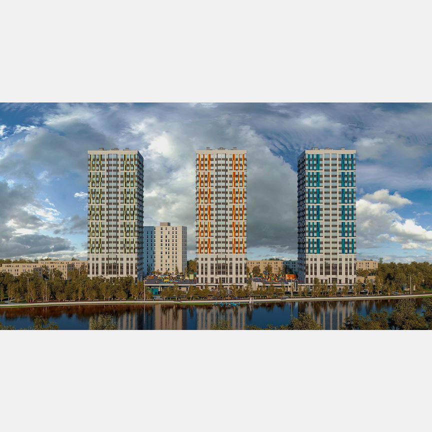 1-к. квартира, 51,3 м², 2/23 эт.