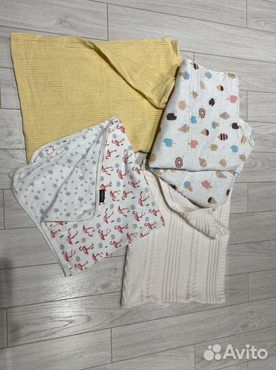 Одеяло и пледы бу