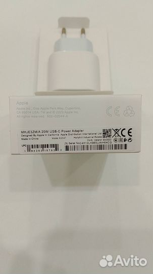 Зарядка USB-C для iPhone и Андроид 20w