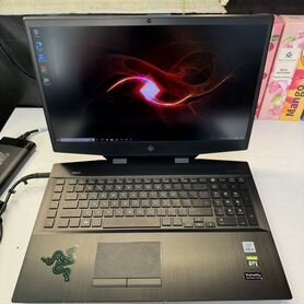 17.3" Ноутбук HP omen 17-cb1029ur, i5,2060,16,512