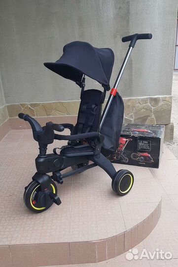 Трехколесный велосипед складной (для поездки)