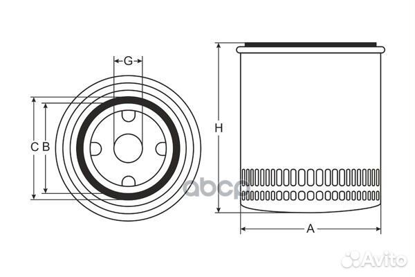 Фильтр масляный SM5085 sm5085 SCT