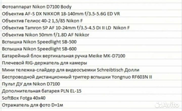 Nikon D7100 body