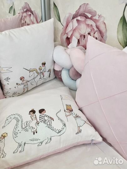 Бортики в детскую кроватку