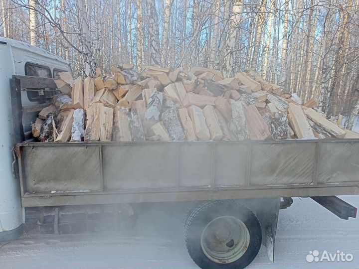 Дрова березовые колотые