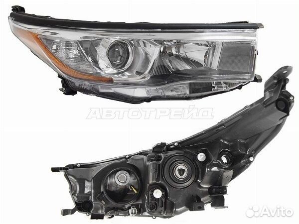 Фара toyota highlander, toyota highlander 13-20
