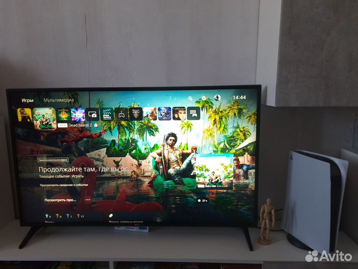 Sony playstation 5 + 2 геймпада и игры в комплекте