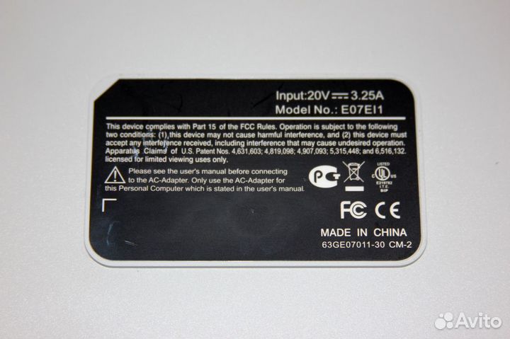 Ноутбук Intel Classmate PC (ECS Elitegroup E07EI1)