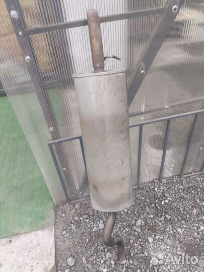 Глушитель на priora хэтчбек