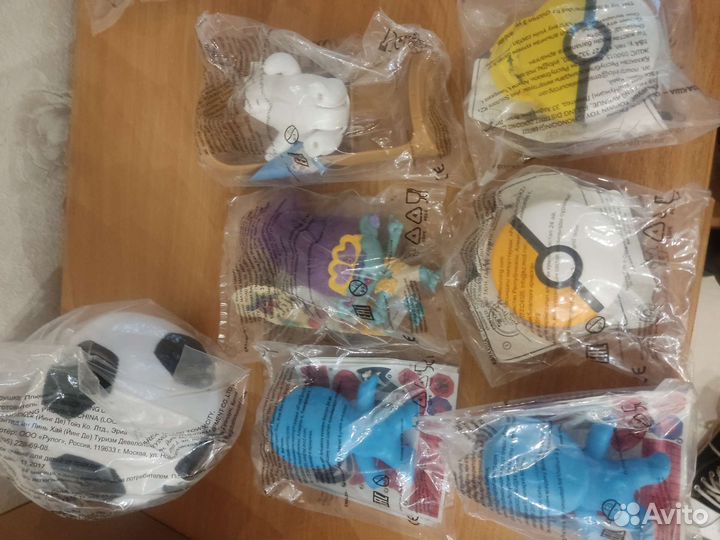 Игрушки из хеппи мил макдоналдс