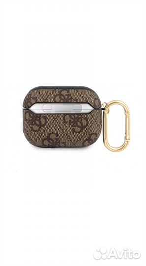 Чехол с карабином для AirPods Pro Коричневый